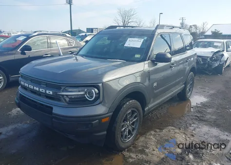 2022 Ford Bronco Sport Big Bend из США, поврежденный, VIN 3FMCR9B63NRE06012